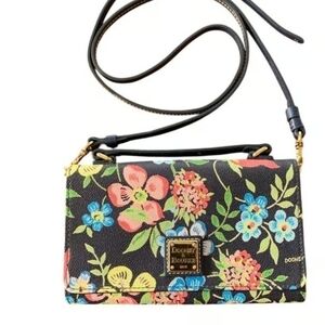 Dooney & Bourke Floral Dark Midnight Blue Crossbody Bag
